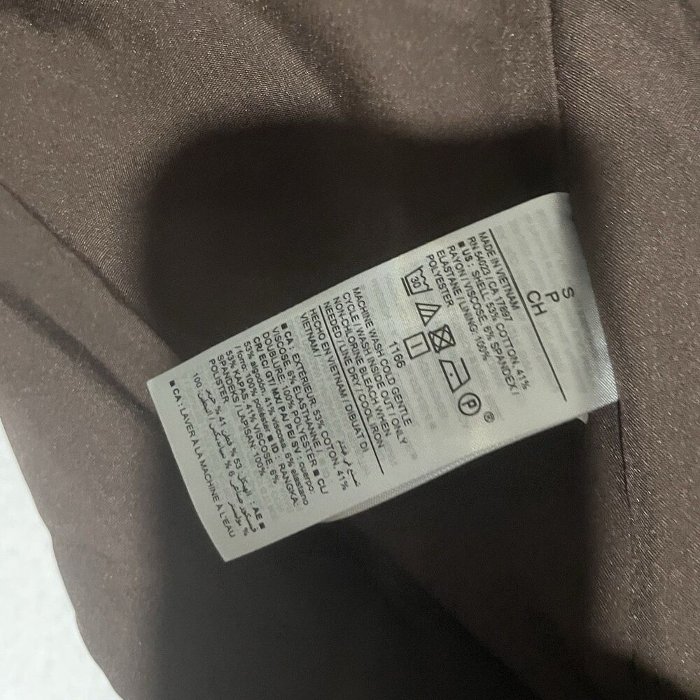 Old Navy Blazer Womens Small S Brown Houndstooth Corpcore Academia Preppy Office - Picture 12 of 16